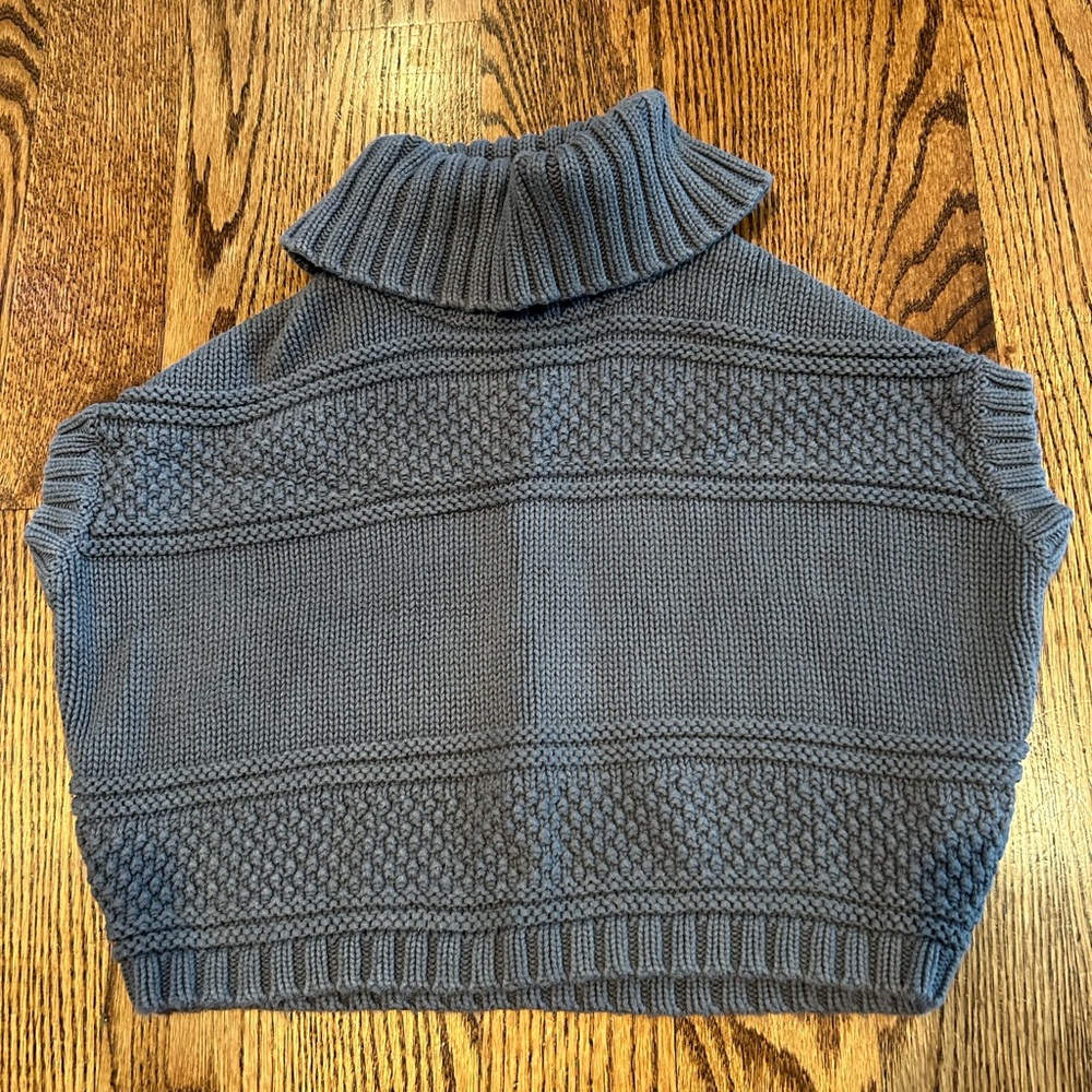 Old Navy chunky poncho sweater, girls 3T